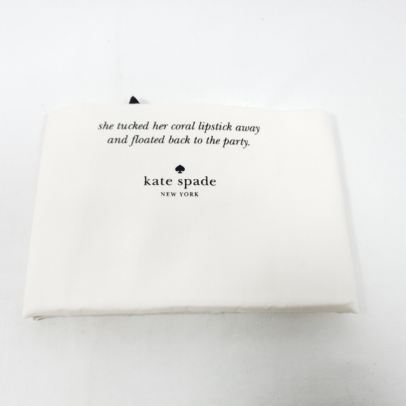 Kate Spade Sam Gingham Wicker Satchel - Picture 7 of 8